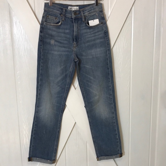 NWT Zara Straight Leg Jean - Picture 1 of 15